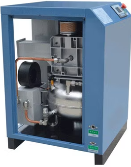 2.2kW 3HP Oil-Free Scroll Silent Air Compressor, PM VSD, 8-12 Bar